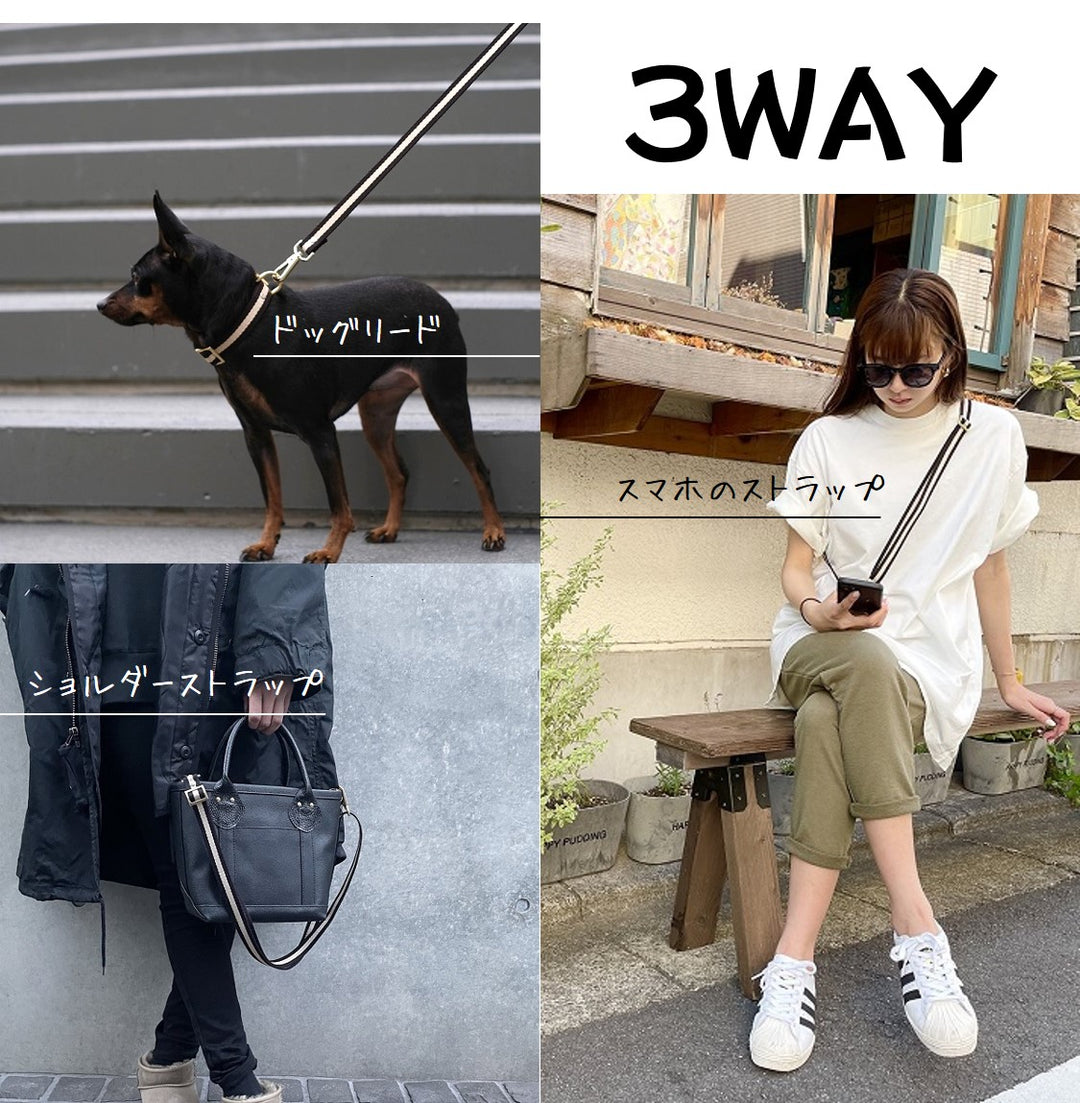 HOSU STRIPE STRAP ドッグリード｜ドッグアパレルの INUTO（イヌト）