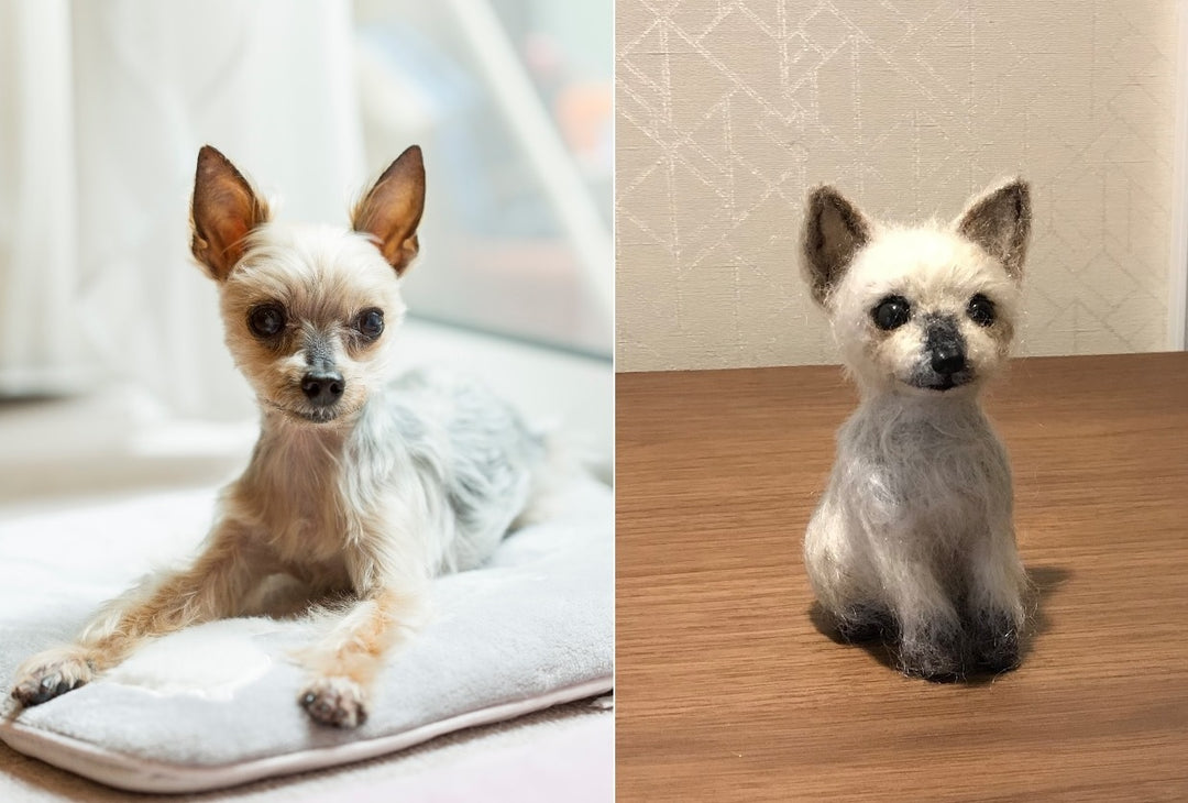 羊毛フェルト くー様確認用 ウェルシュテリア 犬 ハンドメイド オーダー - 趣味/おもちゃ