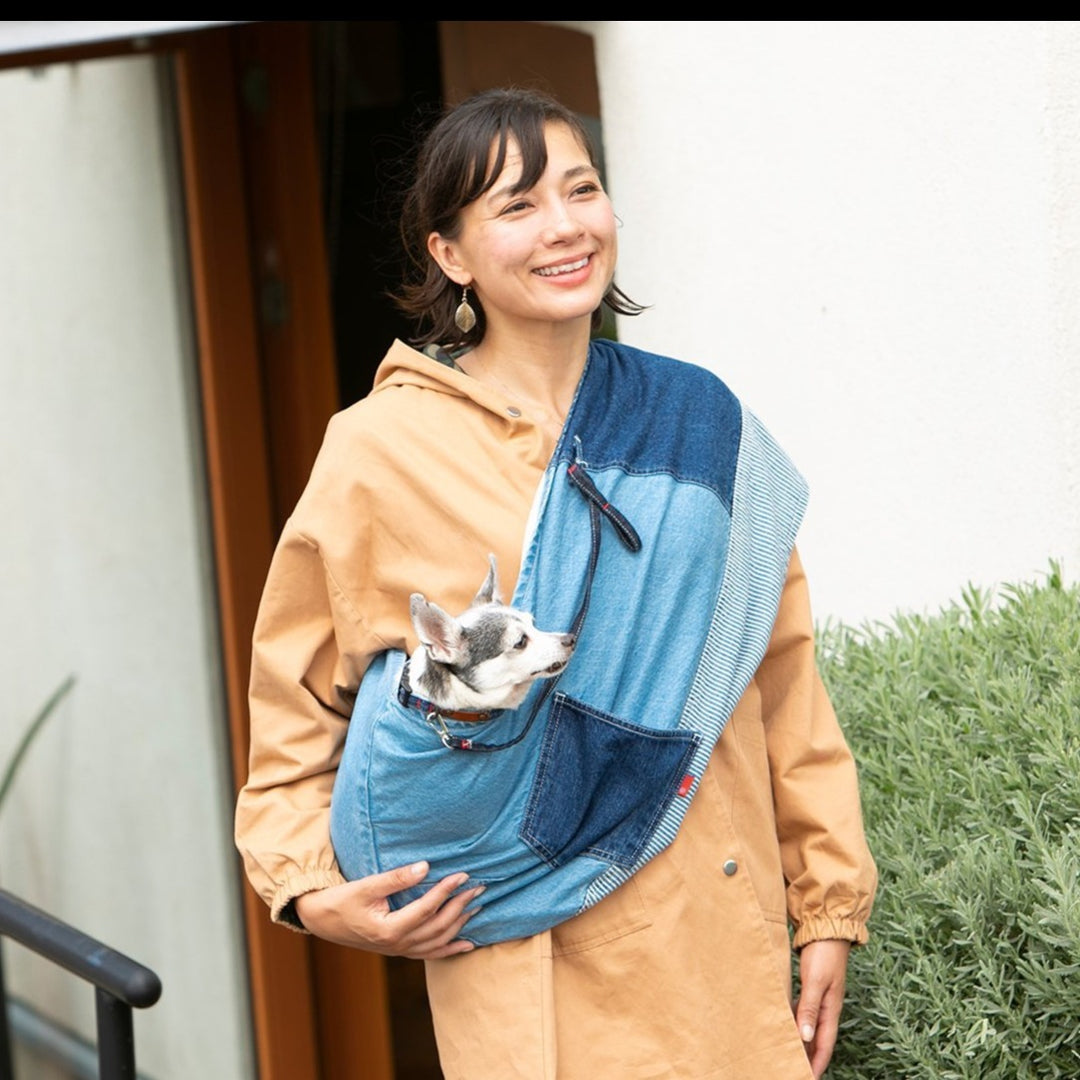 デニムのドッグスリング｜ドッグアパレルの INUTO（イヌト）