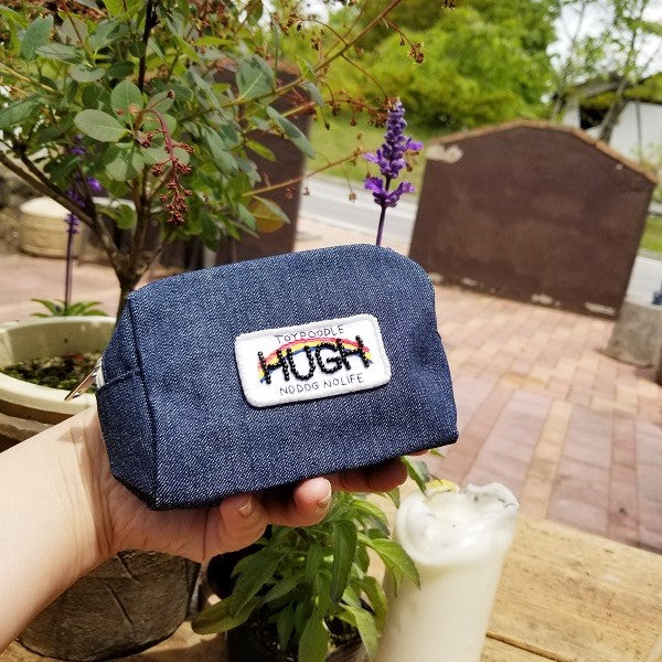 only wanうちの子ネーム入りデニムポーチ｜INUTO（イヌト）