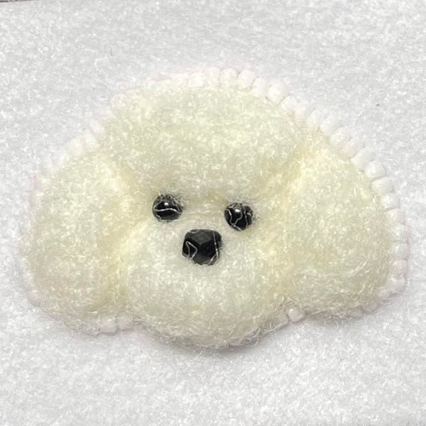 K18 かわいい犬ブローチ　【MDJ22008】 K18 かわいい犬ブローチ 【MDJ22008】
