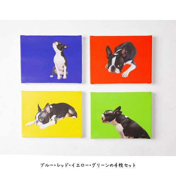 うちの子カラフルアートキャンバス｜ドッグアパレルの INUTO